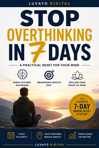 Stop Overthinking in 7 Days